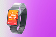 Apple Watch Design Mockup, a Wearable Device Mockup by illustrated (Thumbnail 8 of 10)