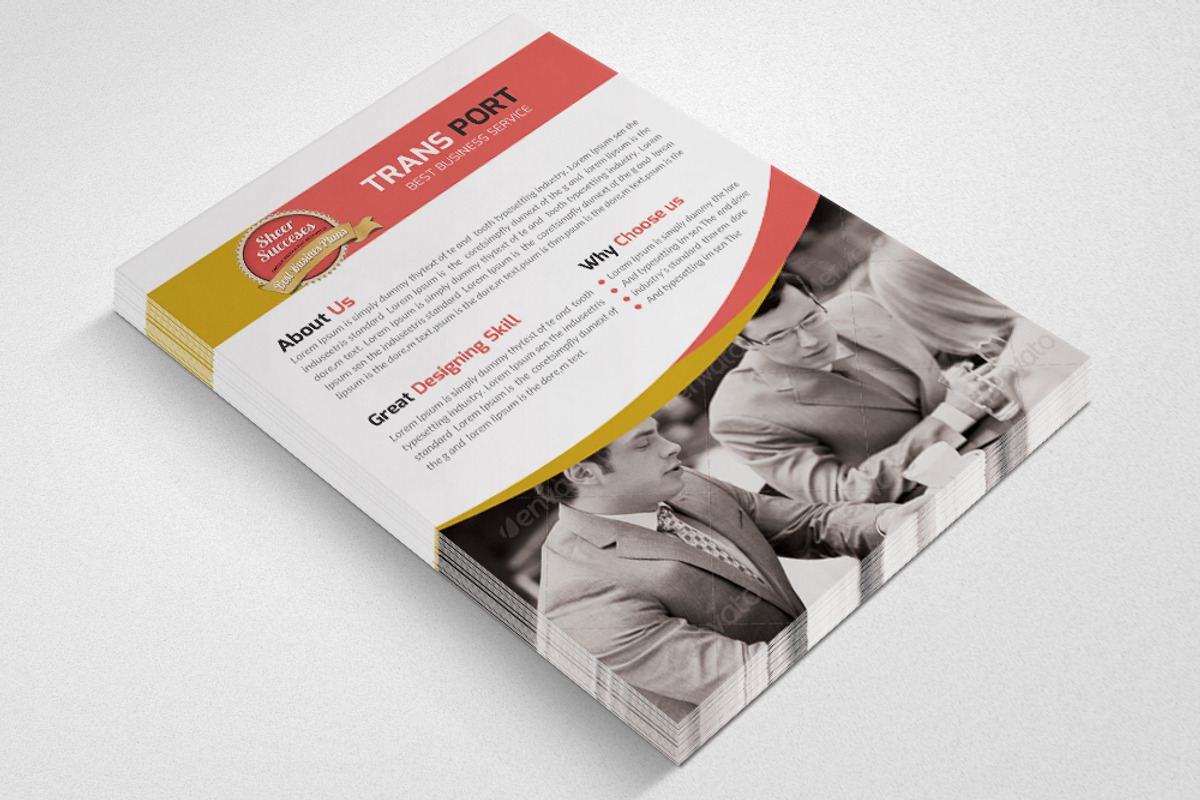 Creative Business Flyer Template, a Flyer Template by Psd Templates (Photo 2 of 3)