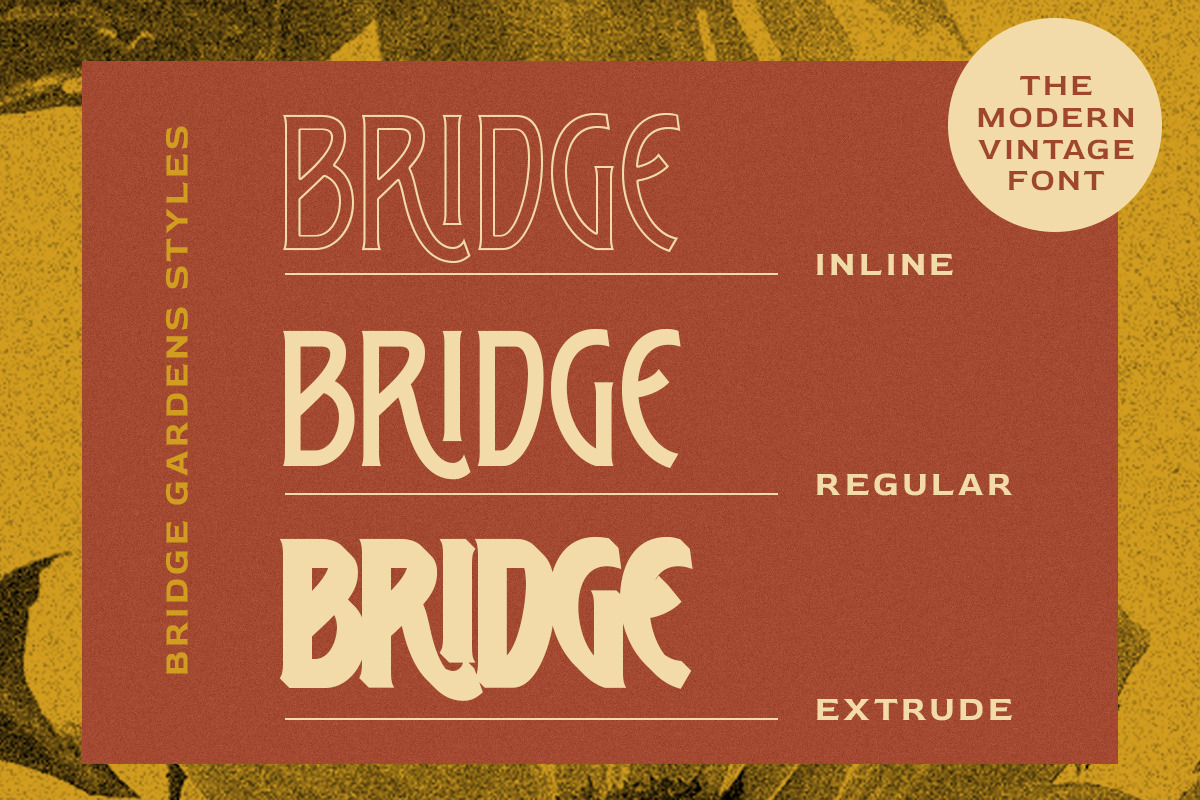 Bridge Gardens - Modern Vintage, a Serif Font by Letterhend Studio (Photo 4 of 9)