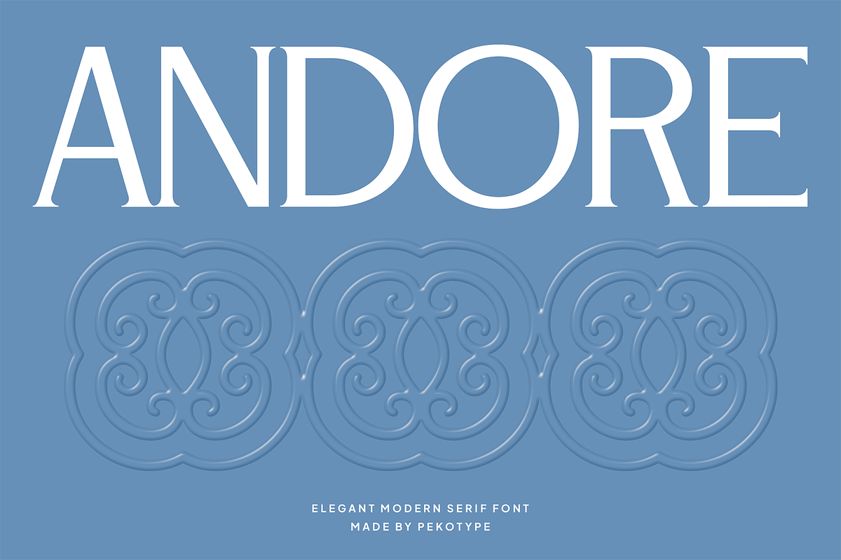 Andore - Elegant Modern Serif Font, a Serif Font by Pekotype (Photo 1 of 15)