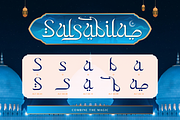 Mushafa, a Script Font by Burntilldead (Thumbnail 7 of 10)