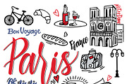 Love Paris. Modern lettering design, an Illustration by Live line (Thumbnail 5 of 5)