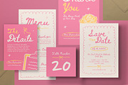 Wedding Invitation Set, an Invitation Template by graphicook (Thumbnail 2 of 3)
