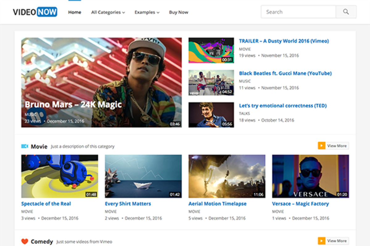 VideoNow - WordPress Video Theme, a WordPress Template by Happy Themes Shop