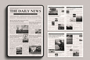 Digital Newspaper Template Design, a Brochure Template by TemplatesForest (Thumbnail 1 of 2)