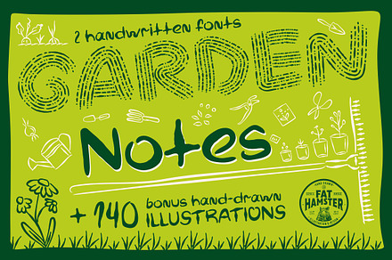 Garden Notes handwritten font