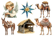 Nativity Clipart, an Illustration by Designworld (Thumbnail 4 of 6)
