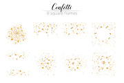 Gold confetti overlays, a Background Graphic by Max Letters (Thumbnail 6 of 8)