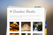 Creative Portfolio PSD, a Websites & App Template by Crazyleaf (Thumbnail 1 of 4)