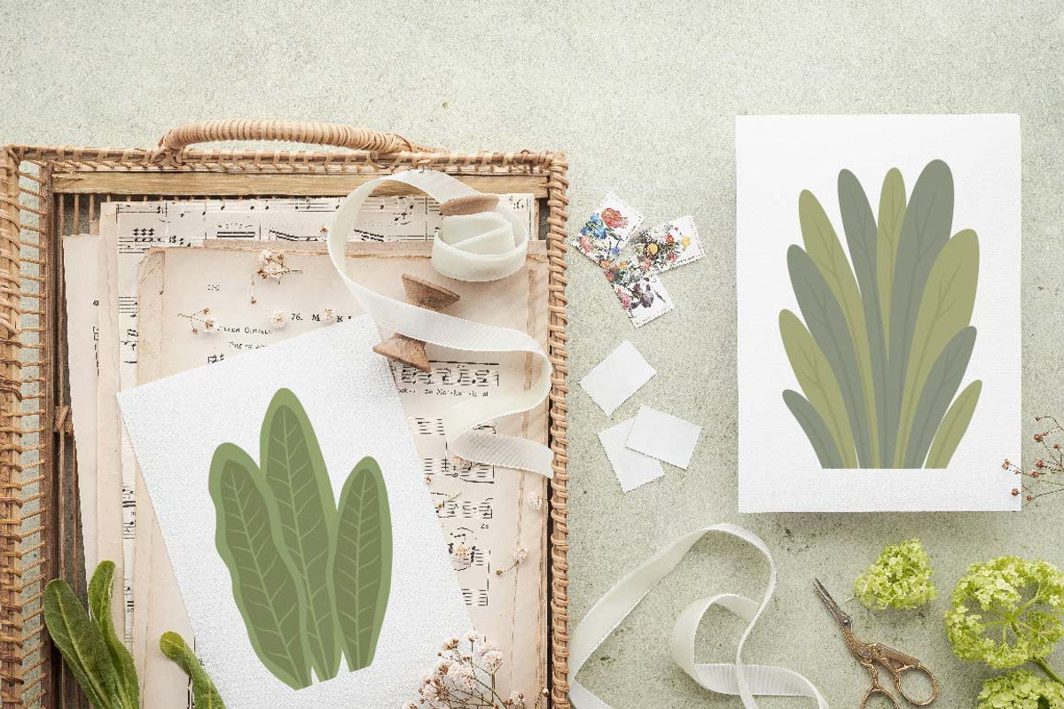 25 Leaves Foliage Leaf Nature Plant, a Decorative Illustration by jongcreative (Photo 3 of 7)