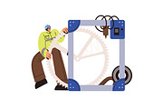 Printing with 3D printer technology, a Technology Illustration by PaperTrident (Thumbnail 2 of 5)