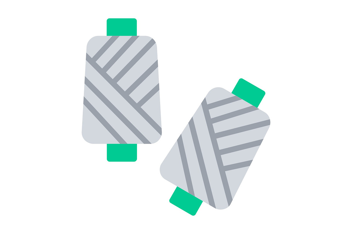 Silk Flat Icon, a Duotone Icon by Pexelpy (Photo 1 of 2)