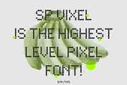 Sp Vixel, a Sans Serif Font by Sup.Port Studio (Thumbnail 10 of 11)