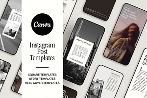 Aesthetic Social Media Templates, a Templates & Theme by Brand & Bloom