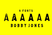 Bobby Jones Font Bundle, a Sans Serif Font by Tom Chalky (Thumbnail 1 of 5)