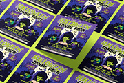 Halloween Party Flyer, a Flyer Template by Creativestoree (Thumbnail 2 of 5)
