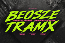 Beosze Tramx Dynamic Display Font