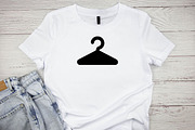 Hanger for Clothes Silhouette SVG, an Object Illustration by newminddesign (Thumbnail 2 of 10)