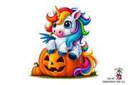 Unicorn Pumpkins Sublimation PNG, a Graphic by Clipart Bloom (Thumbnail 5 of 11)