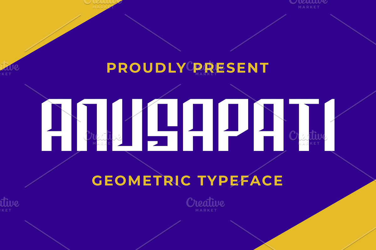 Anusapati - Strong Condensed Font, a Sans Serif Font by Artiveko (Photo 1 of 4)