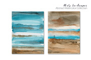 Misty Watercolor Landscapes, a Background Graphic by Marmoris.Arts (Thumbnail 9 of 18)