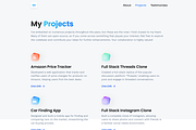 3D Portfolio Template Website, a React Template by WebMasteryStudio (Thumbnail 6 of 7)