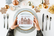 Christmas Gingerbread Clip Art, a Seasonal Illustration by Leonaa art (Thumbnail 2 of 9)