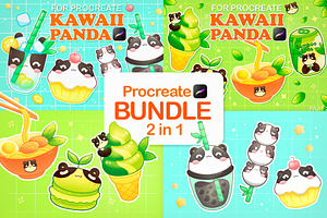 Procreate Bundle Brushes Panda