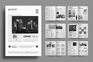 Company Profile Template Layout, a Brochure Template by ContestDesign