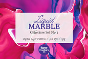 Liquid Marble Digital Papers #1, a Texture Graphic by Happy Creators Co. (Thumbnail 7 of 7)