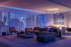 Living Room Colorful Atmosphere