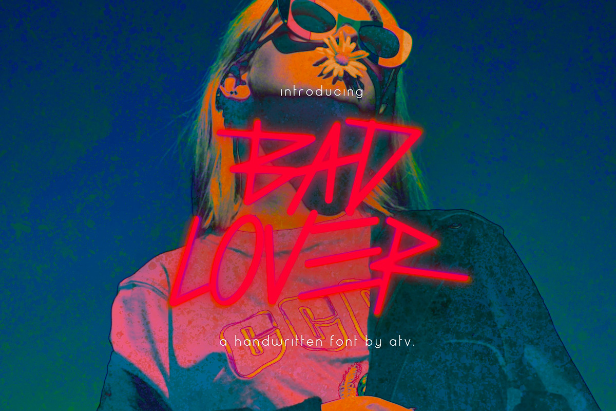 BAD LOVER FONT, a Script Font by ATV SHOP (Photo 4 of 6)