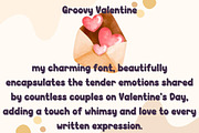 Groovy Valentine - Handwritting, a Handwritten Font by Charmingbear59.design (Thumbnail 4 of 5)