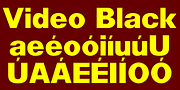 Video Black, a Sans Serif Font by Wooden Type Fonts (Thumbnail 5 of 5)