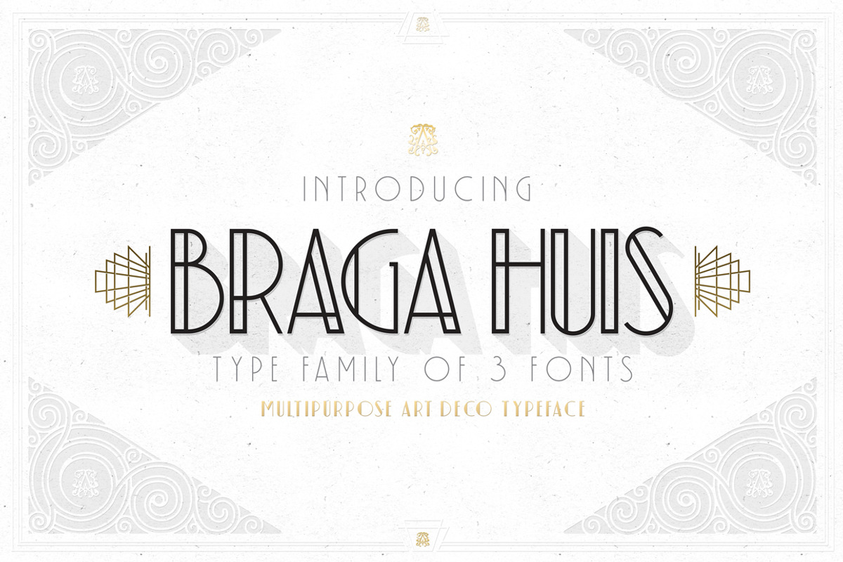 Braga Huis, a Sans Serif Font by Juru Aksara (Photo 1 of 9)
