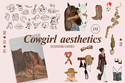 Cowgirl aesthetics, an Object Graphic by divanovskaya_nv (Thumbnail 1 of 14)