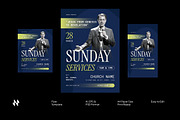 Minimalist Sunday Church Flyer, a Flyer Template by Neermana (Thumbnail 1 of 4)