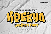 KOEEYA – Display Graffiti Font