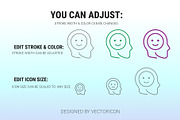 Core values outline icon set, an Outline Icon by Icons (Thumbnail 3 of 3)