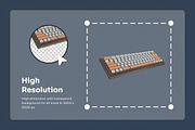 Office Workspace 3D Collection, a Work Illustration by twinstd (Thumbnail 3 of 6)
