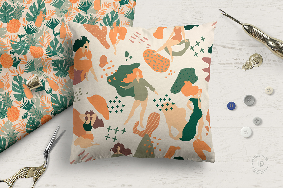 Gentle Tropics graphic kit, a Decorative Illustration by Dinkoobraz (Photo 14 of 17)