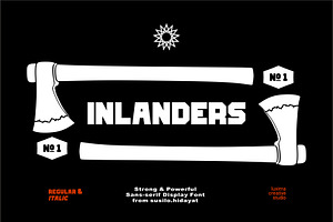 INLANDERS - HEAVY BLOCK FONT