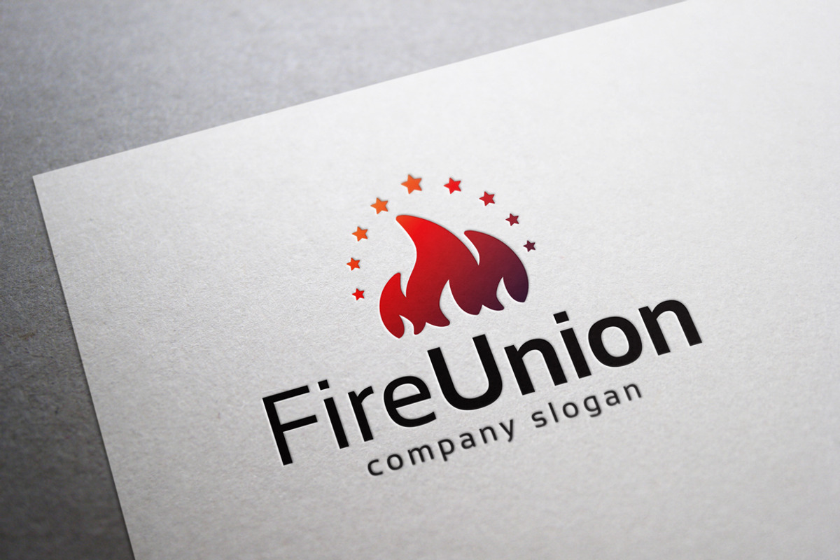 Fire Union Logo, a Branding & Logo Template by EmilGuseinov