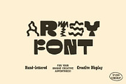 Artsy - Bold Hand-lettered Display, a Font by Studio Funshop by Kelli (Thumbnail 1 of 11)