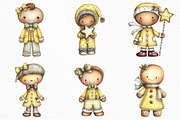 Christmas Gingerbread Man Clipart, an Illustration by Craft Nest (Thumbnail 2 of 6)