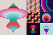 Blender 2: 160 Gradient Blend Shapes, an Object Graphic by RuleByArt (Thumbnail 6 of 23)