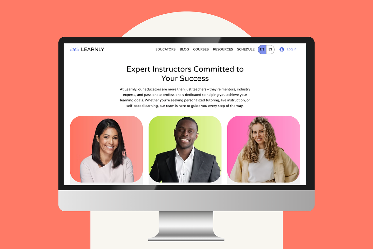 Learnly Wix Template for Educators, a Wix Template by Collette Collabs (Photo 2 of 6)