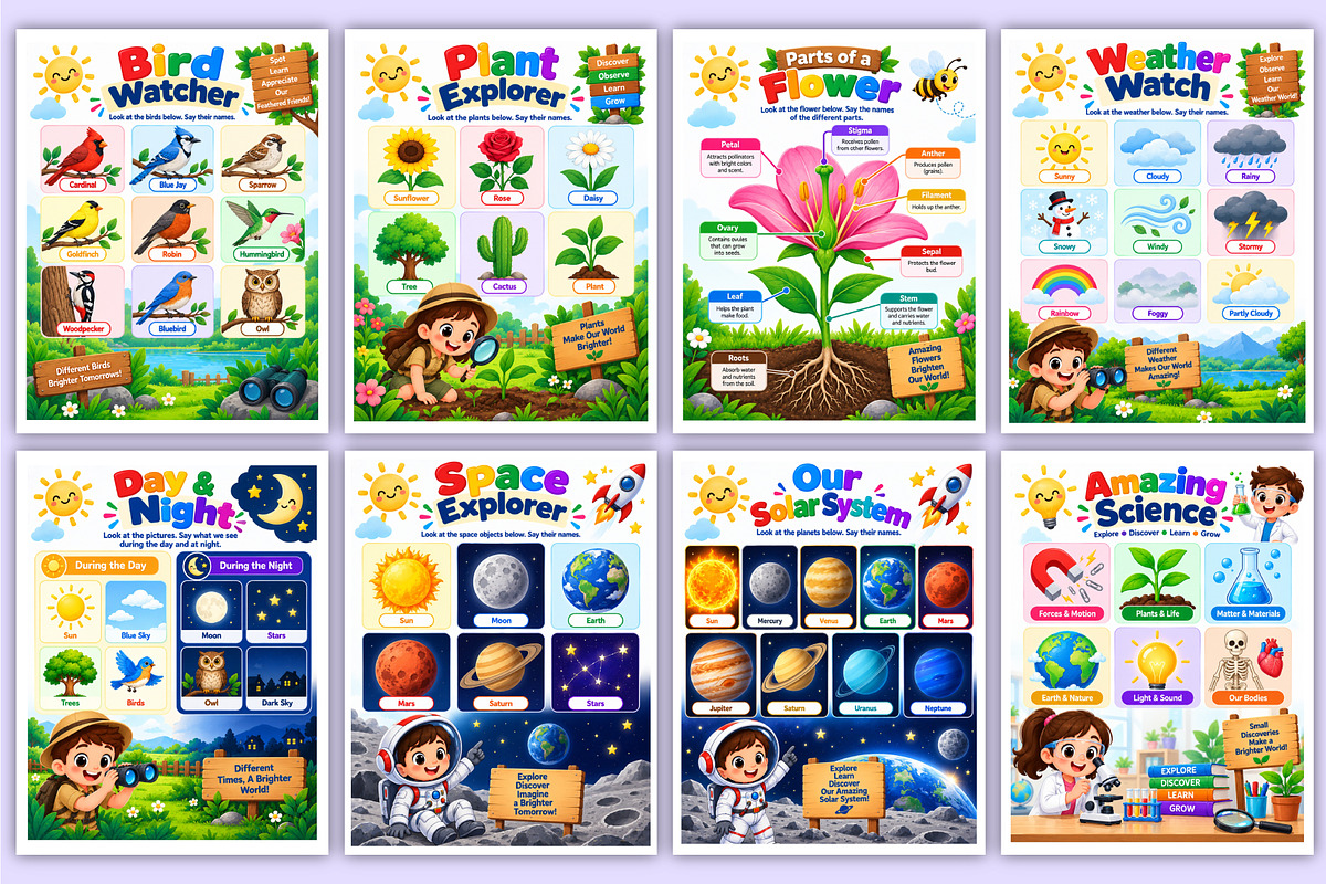 Kids Discovery Activity Workbook Kdp, a Stationery Template by Mustafiz (Photo 4 of 5)