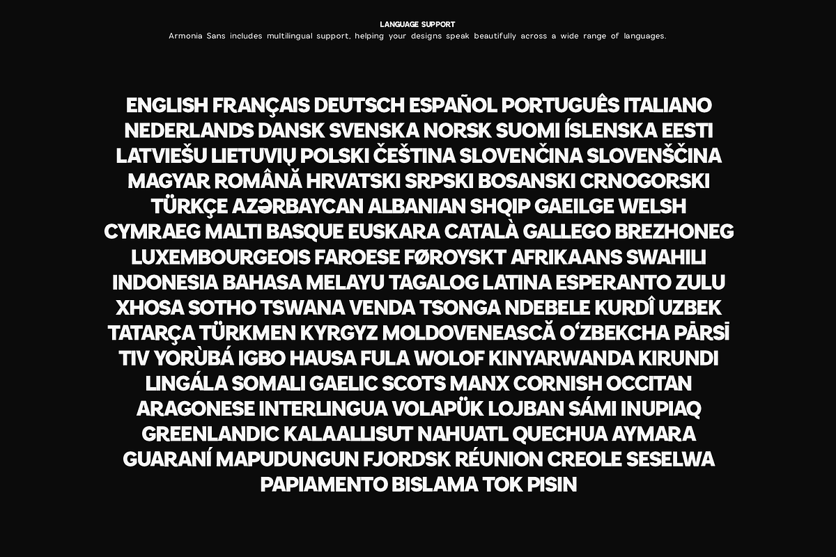 Armonia Sans - Variable Typeface, a Sans Serif Font by VP Fonts (Photo 26 of 33)