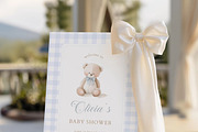 Teddy Bear Baby Shower Welcome Sign, a Flyer Template by LucaTheme (Thumbnail 2 of 6)
